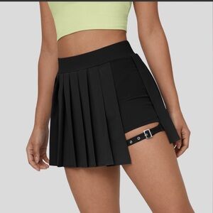 Halara Pleated High Waisted Mini Skirt NWT